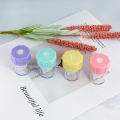 Contact Lens Cleaner Case Manual Rotary Lens | Cleaner Travel Plastic Container Storage Soaking Box | Lens Washer. 