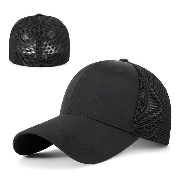 high quality Man Back seal Baseball Caps Adult Hip Hop Fitted Hat Men Women Large Size Snapback Cap Hiking Big Size Mesh Sun Cap