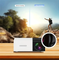 YG300/YG600/S1/T200 mini projector plug-in mobile phone projector portable home, dormitory, outdoor theater can be connected to computer U disk. 