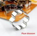 12 Pcs Set Stainless Steel Cookie Cutter Biscuit DIY Mold Star Heart Round Flower Shape cookies Mould Baking Tools. 
