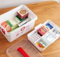 Multifunctional First Aid Storage Box – Family Medicine Organizer for Emergency & Healthcare Essentials. 