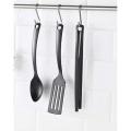 IKEA GNARP 3-piece kitchen utensil set, black Black Imported - Spoons Cooking & Serving Utensil, Ikea Kitchen Accessories, Ikea Kitchen Cooking Utensils Set, firm grip, stainless, scratch resistance, hang able, easy to place. 