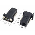 Extender VGA RGB HDB Male To LAN CAT5 CAT6 RJ45 Net Cable Female Adapter. 