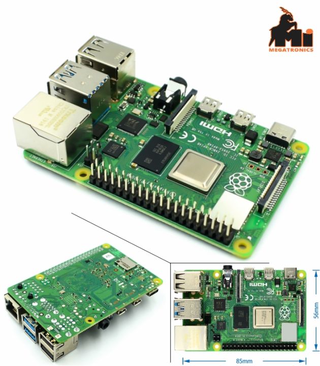 Raspberry Pi 4B 1.5GHz Quad-Core 4 GB RAM Official Element 14