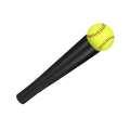 MeterMall Baseball & Softball Batting Tee Portable Hitting Tee With Heavy Duty Base Rolled Flexible Rubber Top Adjustable Height For Kids Adults. 