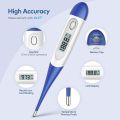 Digital Thermometer with Alarm | °C/°F | Quick Reading | Flexible Tip. 