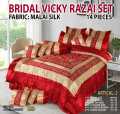 14 pieces bridal fancy vicky razai set export quality. 