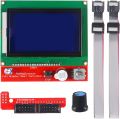 RAMPS 1.4 Reprap LCD 12864 3D printer Graphic Smart Display Controller Module with Adapter. 