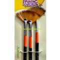 3 pcs Artist Paint Fan Brush Set. 