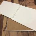 A4 Size Sketch Book with 250g Paper, Perfect for Acrylic and Watercolor Painting, Featuring 20 Sheets of Textured Paper and Double Wire Spiraled Binding. 
