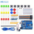 DIY Electronic Starter Kit for UNO R3 Arduino Circuit Board Electronics 12-in-1 Programmable Engineering Coding Education Steam Kit. 