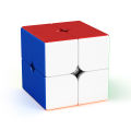2x2 Moyu speed cube stickerless. 