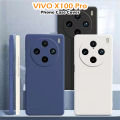 Original For VIVO X100 Pro Silicone Full Cover Case Classic Solid Color Phone Case Cover. 
