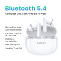 UGREEN HiTune P3 Wireless Bluetooth Handfree Earphone BT 5.4 In-Ear White Headphones Single Microphone Call Noise Reduction Suitable for iPhone 16 Pro Max Samsung S25 S24 Ultra and all iOS and Android phones, supports AAC, SBC. 