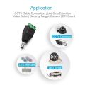 DC Power Connector Jack Female Male Plug Socket with Screw Terminal DC Power Connector Jack Female Male Plug Socket with Screw Terminal DC Power Jack Male and Female 5.5mm x 2.1mm CCTV Power Jack Adapter. 