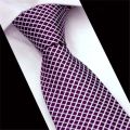 Striped Blue Ties for Men 8cm Silk Tie Red Polka Dot Mens Slim Neckties Pureple Plaid Neck Tie Paisley Man Wedding Necktie A043. 