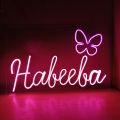 Affordable Room Decoration Name Light Neon Signs Wall Decoration Light Alphabet Light Letter Neon Sign Boards Customized Neon Lights for Cute Room Decor things Neon Wall Light and Wall Decor with High Quality LED Neon Strips. 