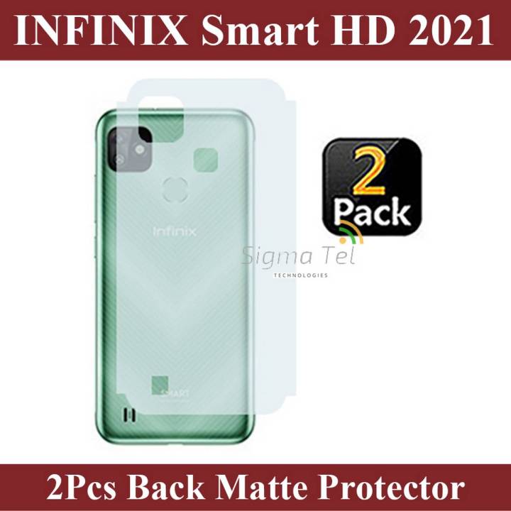 2Pcs Infinix Smart HD 2021 Back Matte Protector Soft Skin Sheet Soft Film Protector For Infinix Smart HD 2021