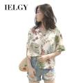 【BestGO】available KoKorean version of loose Hawaiian shirt. 