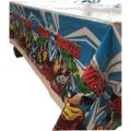 Avengers Theme Table Cover - 108 cm By 180 cm - Table Cover - Blue Color - Boys Theme. 