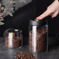 Coffee Beans Vacuum Sealed Tank Household Moisture-Proof Air Extraction Airtight Container Food Storage Jars, Easy Install Easy to Use C. 
