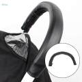 Stroller Handle PU Cover Protective Cover Pram Accessories with Zipper. 