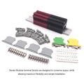 DIN Rail Terminal Blocks Kit Terminal+Ground Blocks+Aluminum Rail+End s+End Covers+Jumpers Kits. 