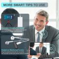 J11 Wireless Lavalier Microphone with Noise Reduction for iPhone & Android, Type C, Charging Case (Single Mic). 