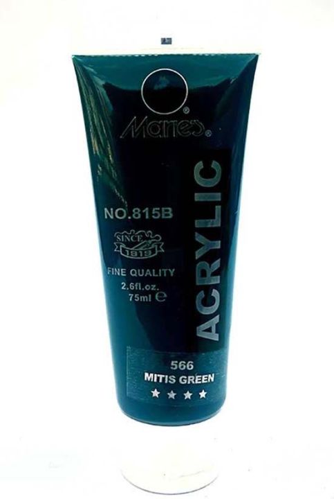Marie's 75ml Acrylic Colors Paint Tubes-566 Mitis Green