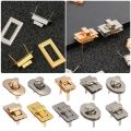 Hardware Closure Bag Buckle Hardware Closure Twist Lock DIY Handbag Bag Purse Metal Clasp Turn Lock. 