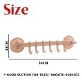 【FUN LIVE】 Bathroom Suction Hooks Towel Hanger Bedroom, Kitchen, Refrigerator Door, Wall Ceiling Hanger Rack (RANDOM COLOR). 