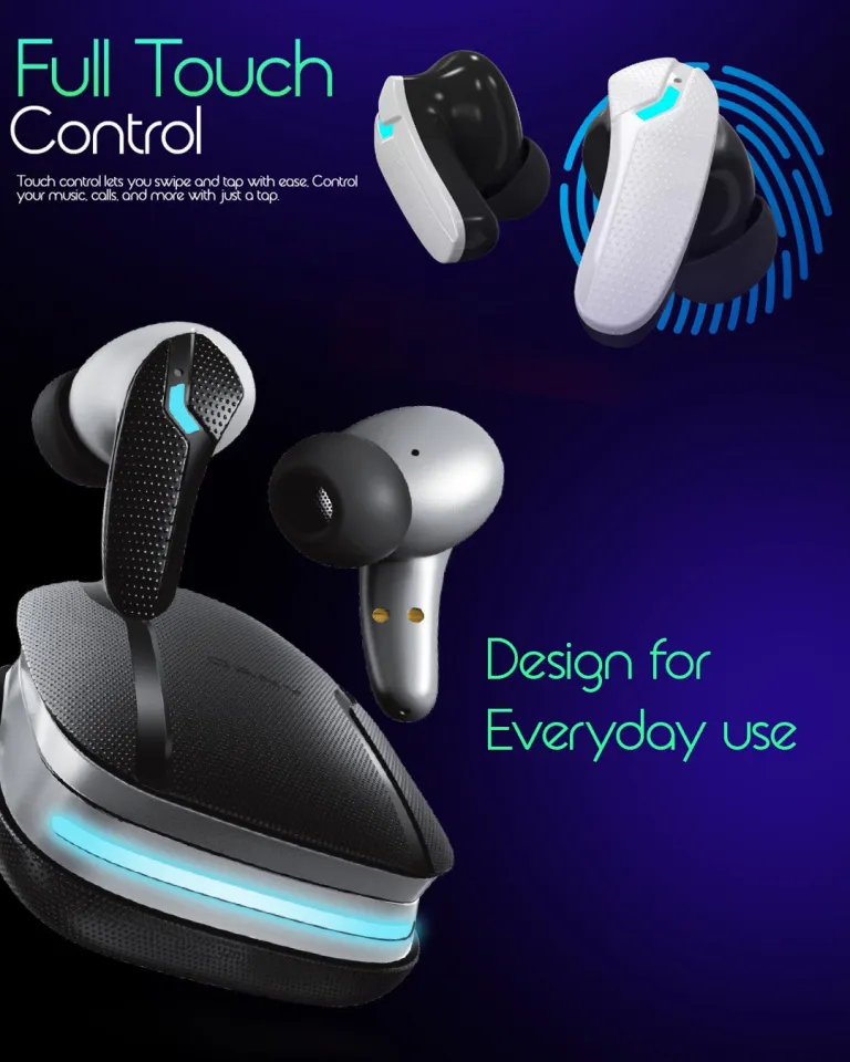 Dany® Matrix Airdots 400 Quad MIC ENC Earbuds, Gaming Mode, IPX5