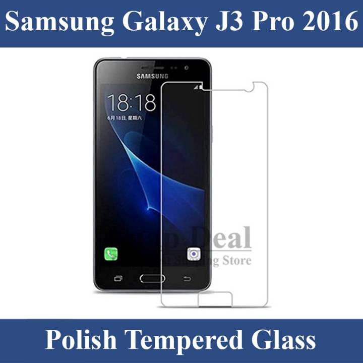 Samsung Galaxy J3 Pro 2016 Tempered Glass Screen Protector Premium High Quality Polish Glass For Samsung Galaxy J3 Pro 2016