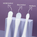 Double-Headed Silicone Facial Mask Brush Fishtail Mud Film Application Tool Skin Friendly Soft Face Glue Brush Makeup Care Tools-MINETTE. 