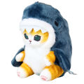 Shark Cat Fried Shrimp Cat Plush Doll Pendant Doll Room Car Bag Decor Keychain. 