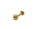 Ball Nose Pin in Pure Gold | Stud Nose Pin-Gold-Simple and Elegant Designs. 
