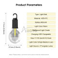 Auoyo Camping Light Bulb Outdoor Emergency Light USB Rechargeable Camping Light Portable Light Bulbs Super Durable Camping Lanterns Waterproof Hanging Lamp Tent Lamp With Hook. 