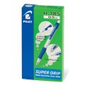 Pilot H185 Super Grip Mechanical Pencil Black 0.5mm (Pack of 12 Pcs). 
