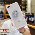 for iPhone 6 6s plus 7 8 plus X  case with gifts crystal pop socket holder and neck lanyard strap. 