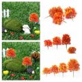 Garden Landscape Micro Landscaping Ornament Fake Tree Simulated Maple Plant Modeling Seven Horned Maple Leaf Tree Model. 