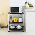 Microwave Cart Stand Kitchen Baker's Rack Utility Storage Shelf Microwave Stand. 