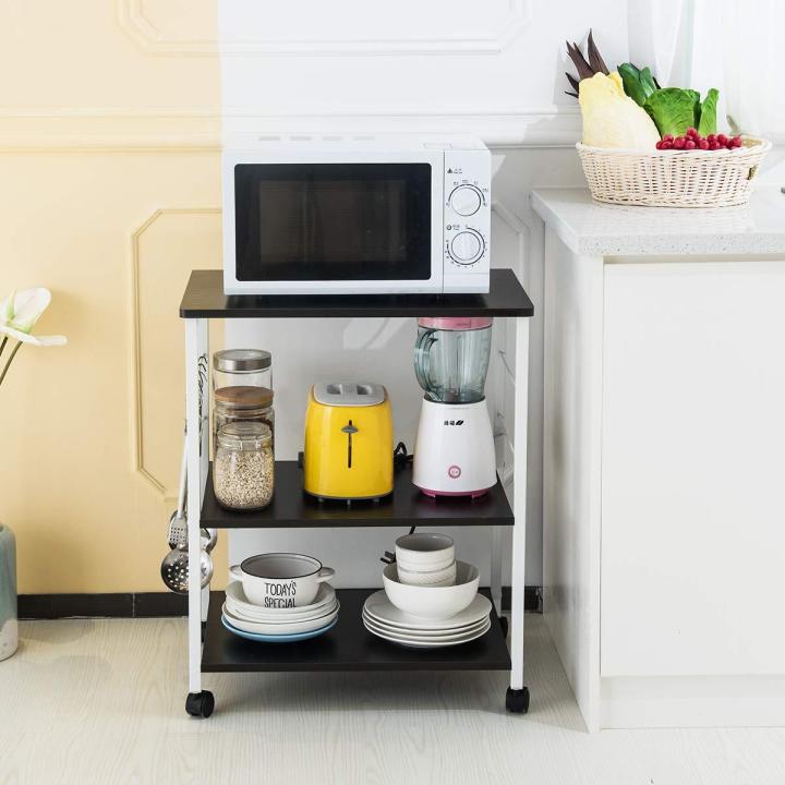 Microwave Cart Stand Kitchen Baker's Rack Utility Storage Shelf Microwave Stand