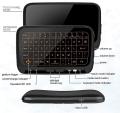 H18 Mini Full Touch Screen 2.4GHz Air Mouse Touchpad Backlight Wireless Keyboard. 