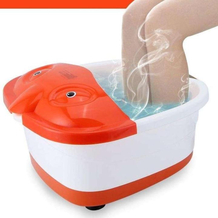 SQ-368 Foot Bath Massager Electric Pedicure Tub with Magnetotherapy  4 Roller Massage Infrared Rays Bubble Massage Automatic Heating