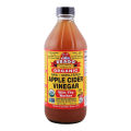 Bragg Apple Cider Vinegar, With Mother, Unfiltered, Organic, Gluten Free, 473ml/946ml (USA). 