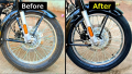High Gloss Motor Bike Polish - Core All in 1 Bike Polish for Tire, Seat, Tank and all plastic parts | 100ml Made in Germany. 