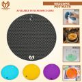 Silicon Pot Mats, Thick Silicone Pot Holders, Silicone Heat Mat, Anti-Slip Pot Holder, Multi-Purpose Hot Pads, Mats for Tables, Rubber Pads for Hot Dish, Coffee coaster bowl pads, Silicone Heat-Proof Mat by Muhandisaan Trading. 