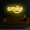 Smile Neon Sign  Neon lights  Neon lights for room  neon lights for room name  light  lights for decoration   lights for room decoration  Wall Decoration items  Wall Decoration items for home  Neon light  Neon Walls. 