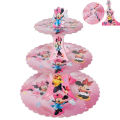 MINNIE MOUSE THEME CUPCAKE STAND 3 TIERS CUPCAKE STAND. 