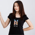 BTS Tshirt for Army Girls KPOP Fans Premium Quality Tops Digital Printed at CustomizeGiftsPK. 